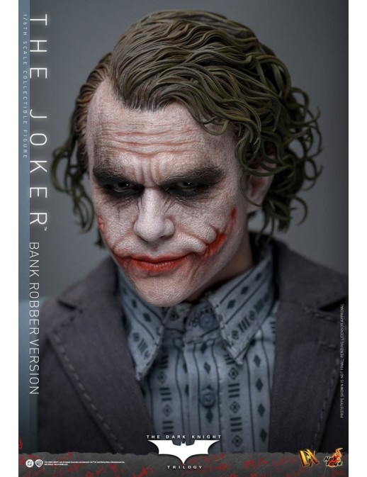 Hot Toys Movie Masterpiece Batman The Dark Knight The Joker Bank Robber Version 1/6 Scale Collectible Figure