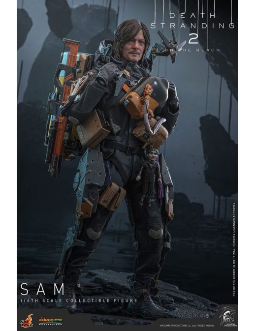 Hot Toys Videogame Masterpiece Batman Death Stranding 2: On The Beach Sam Porter Bridges 1/6 Scale Collectible Figure