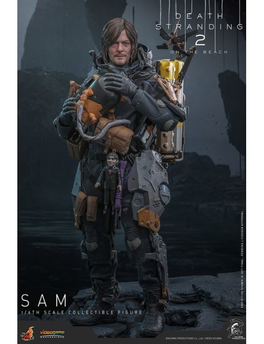 Hot Toys Videogame Masterpiece Death Stranding 2: On The Beach Sam Porter Bridges 1/6 Scale Collectible Figure