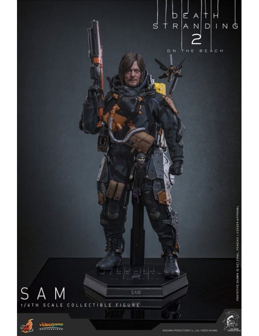 Hot Toys Videogame Masterpiece Death Stranding 2: On The Beach Sam Porter Bridges 1/6 Scale Collectible Figure