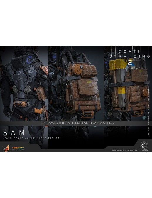 Hot Toys Videogame Masterpiece Death Stranding 2: On The Beach Sam Porter Bridges 1/6 Scale Collectible Figure