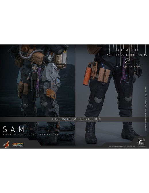 Hot Toys Videogame Masterpiece Death Stranding 2: On The Beach Sam Porter Bridges 1/6 Scale Collectible Figure