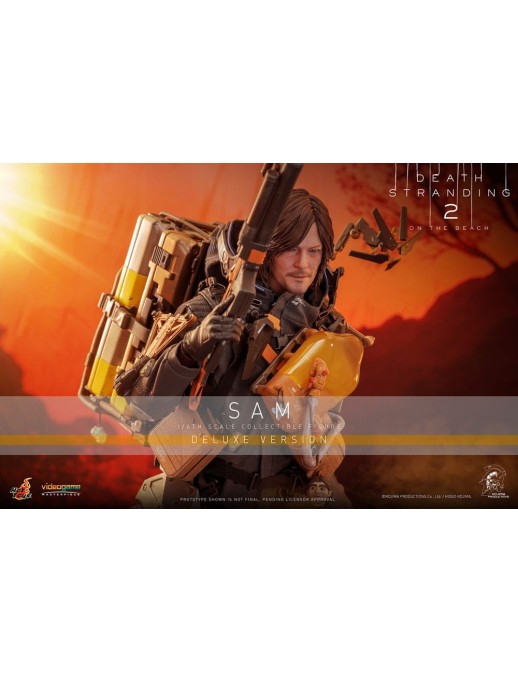 Hot Toys Videogame Masterpiece Death Stranding 2: On The Beach Sam Porter Bridges 1/6 Scale Collectible Figure Deluxe Version