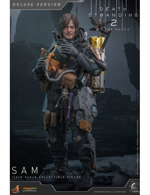 Hot Toys Videogame Masterpiece Death Stranding 2: On The Beach Sam Porter Bridges 1/6 Scale Collectible Figure Deluxe Version
