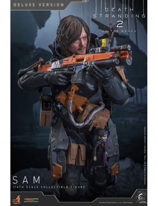 Hot Toys Videogame Masterpiece Death Stranding 2: On The Beach Sam Porter Bridges 1/6 Scale Collectible Figure Deluxe Version