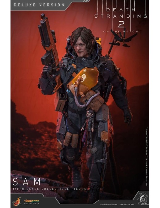 Hot Toys Videogame Masterpiece Death Stranding 2: On The Beach Sam Porter Bridges 1/6 Scale Collectible Figure Deluxe Version