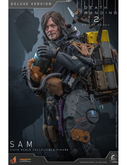 Hot Toys Videogame Masterpiece Death Stranding 2: On The Beach Sam Porter Bridges 1/6 Scale Collectible Figure Deluxe Version
