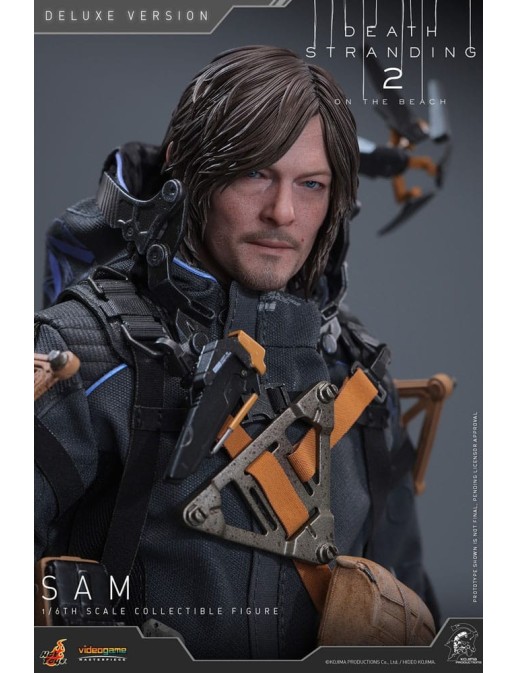 Hot Toys Videogame Masterpiece Death Stranding 2: On The Beach Sam Porter Bridges 1/6 Scale Collectible Figure Deluxe Version