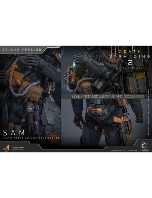 Hot Toys Videogame Masterpiece Death Stranding 2: On The Beach Sam Porter Bridges 1/6 Scale Collectible Figure Deluxe Version