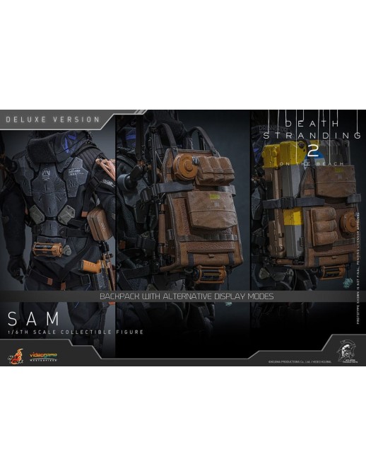 Hot Toys Videogame Masterpiece Death Stranding 2: On The Beach Sam Porter Bridges 1/6 Scale Collectible Figure Deluxe Version