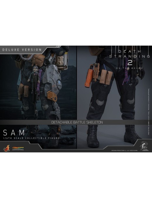 Hot Toys Videogame Masterpiece Death Stranding 2: On The Beach Sam Porter Bridges 1/6 Scale Collectible Figure Deluxe Version