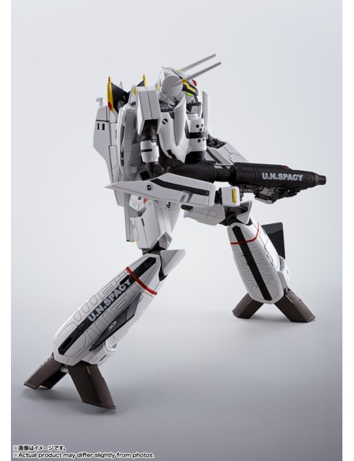 Bandai Hi-Metal R Macross Zero VF-0S Phoenix + QF-2200D-B Ghost Roy Focker Custom
