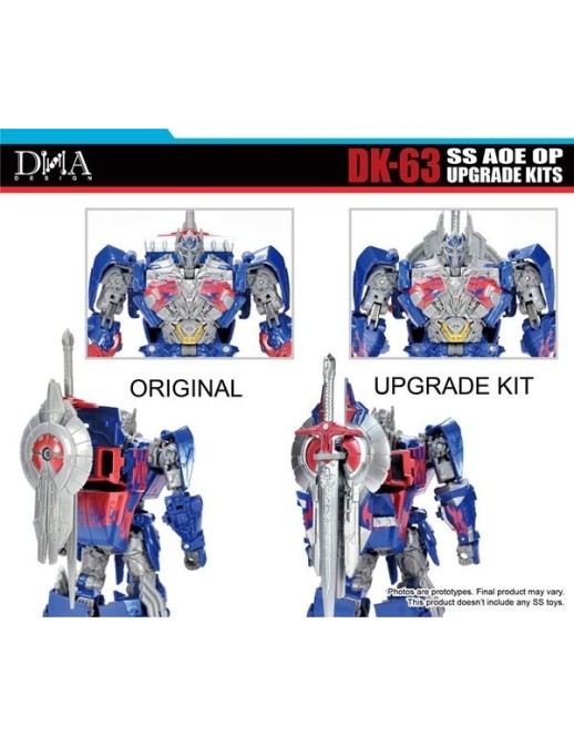 DNA Design DK-63 Upgrade Kit for Transformers: Age of Extinction Studio Series Leader Class Optimus Prime