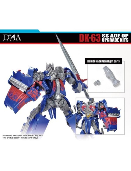 DNA Design DK-63 Upgrade Kit for Transformers: Age of Extinction Studio Series Leader Class Optimus Prime