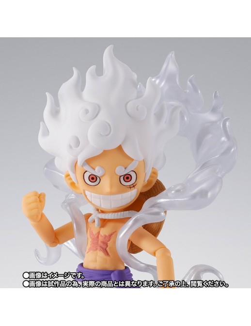Bandai World Collectable Figure X S.H. Figuarts One Piece Monkey D. Luffy Gear 5