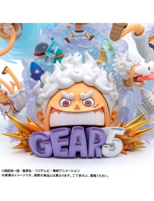 Bandai Premium One Piece World Collectable Figure Premium Monkey D. Luffy Gear 5 Special Figure