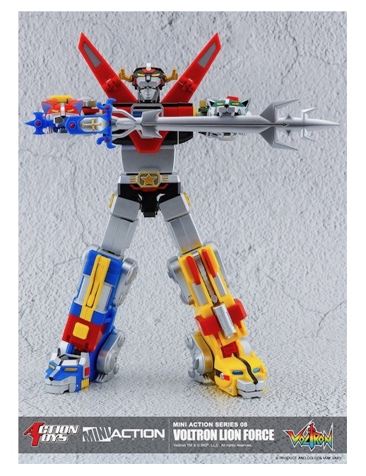 Action Toys Super Robot Mini Action Series MA-08 Voltron Lion Force HK Limited Edition