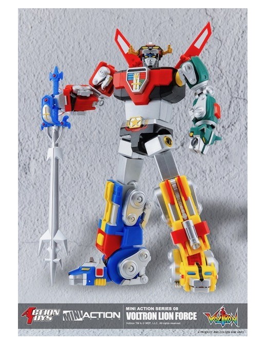 Action Toys Super Robot Mini Action Series MA-08 Voltron Lion Force HK Limited Edition