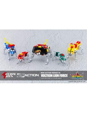 Action Toys Super Robot Mini Action Series MA-08 Voltron Lion Force