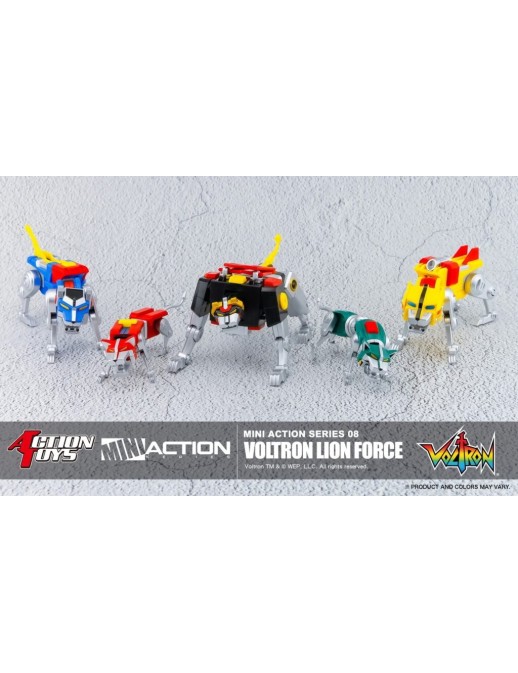 Action Toys Super Robot Mini Action Series MA-08 Voltron Lion Force