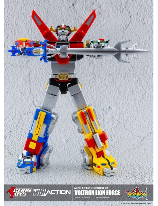 Action Toys Super Robot Mini Action Series MA-08 Voltron Lion Force