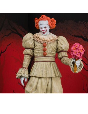 Mc Farlane Toys IT Movie Maniacs Pennywise Flashback Welcome to Derry Gold Label