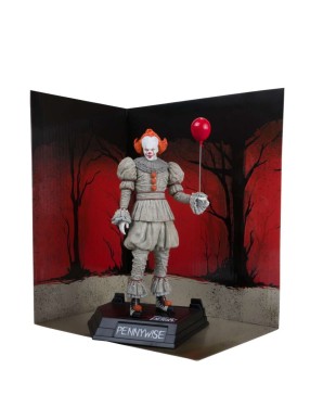 Mc Farlane Toys IT Movie Maniacs Pennywise Welcome to Derry Gold Label