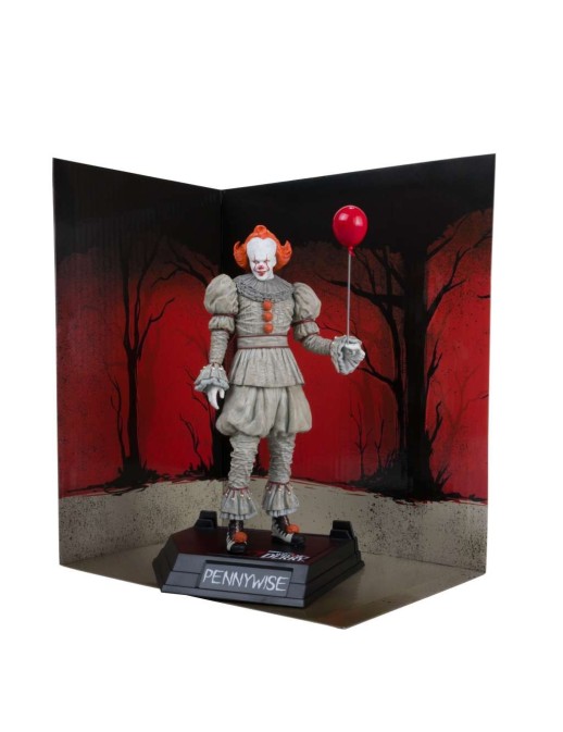 Mc Farlane Toys IT Movie Maniacs Pennywise Welcome to Derry Gold Label