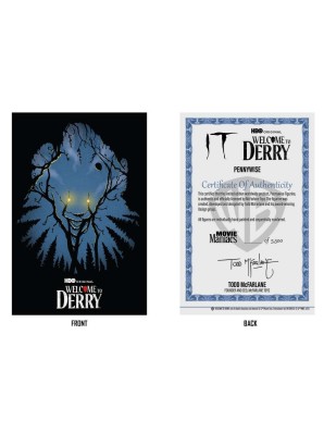 Mc Farlane Toys IT Movie Maniacs Pennywise Welcome to Derry Gold Label