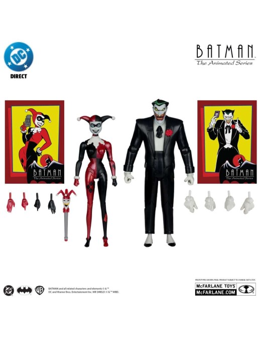 McFarlane DC Direct Batman The Animated Series Harley Quinn & Joker Mad Love
