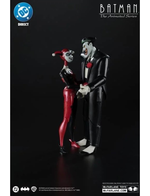 McFarlane DC Direct Batman The Animated Series Harley Quinn & Joker Mad Love