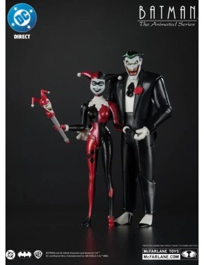 McFarlane DC Direct Batman The Animated Series Harley Quinn & Joker Mad Love