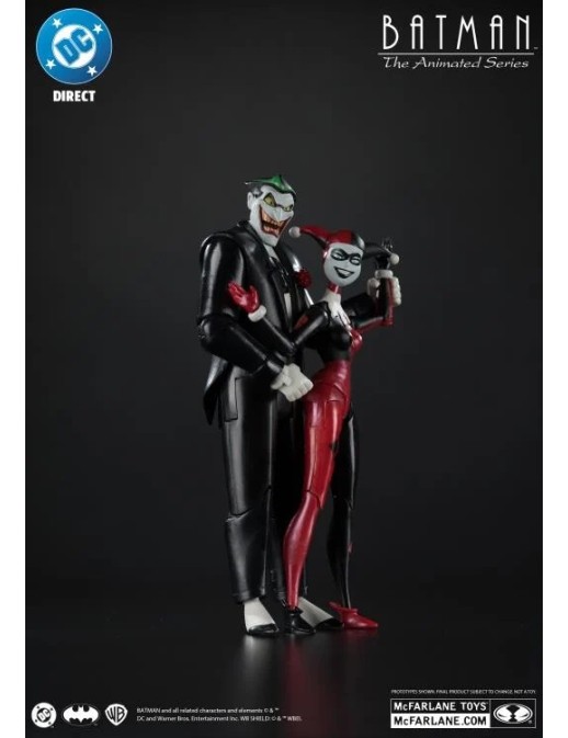 McFarlane DC Direct Batman The Animated Series Harley Quinn & Joker Mad Love