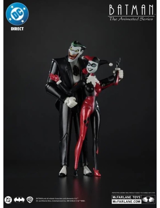 McFarlane DC Direct Batman The Animated Series Harley Quinn & Joker Mad Love