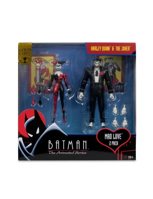 McFarlane DC Direct Batman The Animated Series Harley Quinn & Joker Mad Love