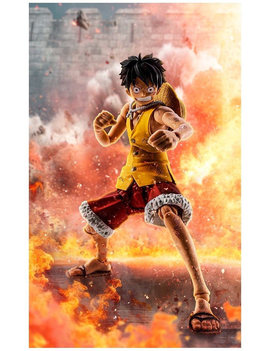 Bandai S.H. Figuarts One Piece Monkey D. Luffy Marineford Summit Battle Bandai S.H. Figuarts One Piece Monkey D. Luffy Marineford Summit Battle