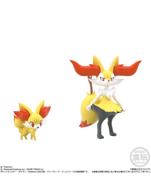 Bandai Shokugan Pokemon Scale World Kalos Region Set