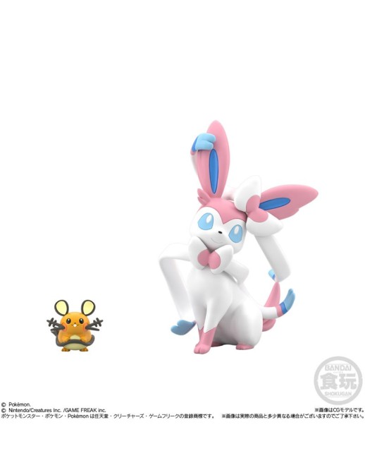Bandai Shokugan Pokemon Scale World Kalos Region Set