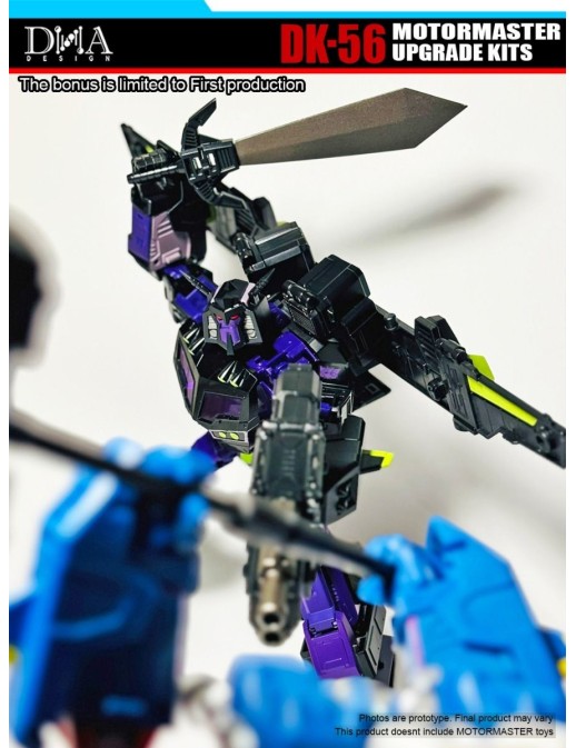DNA Design DK-56 Upgrade Kits for Transformers Legacy United Voyager Animated Universe Motormaster