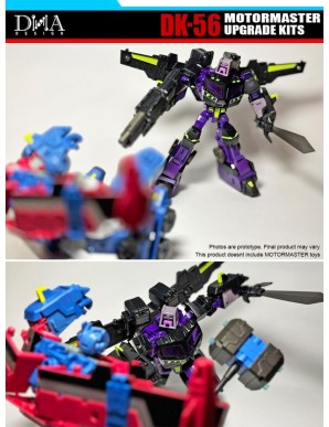 DNA Design DK-56 Upgrade Kits for Transformers Legacy United Voyager Animated Universe Motormaster