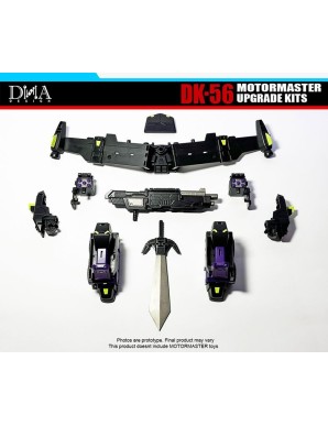 DNA Design DK-56 Upgrade Kits for Transformers Legacy United Voyager Animated Universe Motormaster