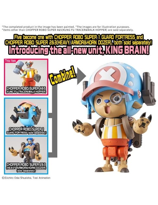 Bandai One Piece Chopper Robo 04 Kung Fu Tracer & 05 Walk Hopper