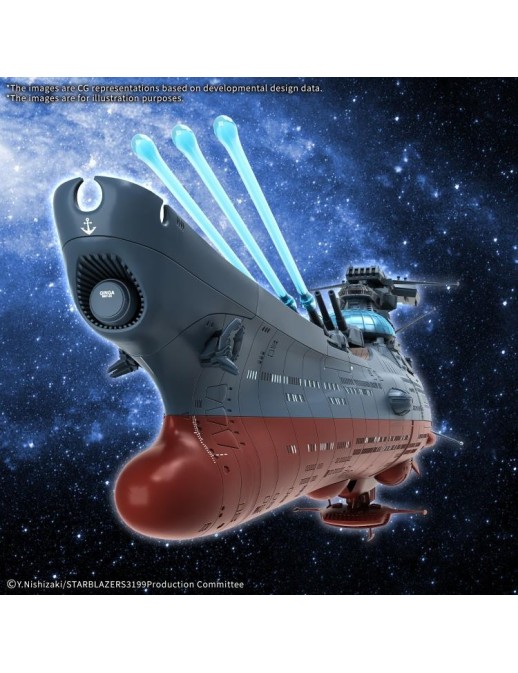 Bandai Be Forever Yamato: REBEL 3199 The Experimental Ship of Transcendental Dimension BBY-03 Ginga 3199 1/1000 Scale Model Kit