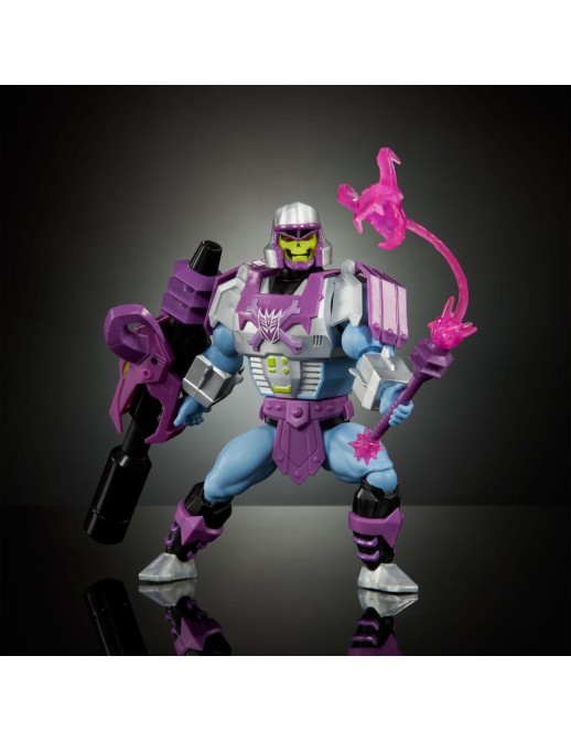 Mattel Masters of the Universe X Transformers Skeletor Megatron Armor