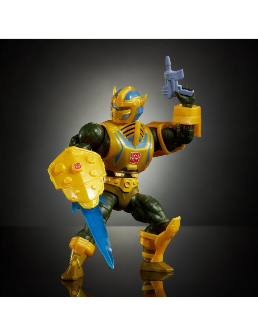 Mattel Masters of the Universe X Transformers Man-At-Arms Bumblebee Armor Mattel Masters of the Universe X Transformers Man-At-Arms Bumblebee Armor