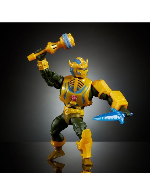 Mattel Masters of the Universe X Transformers Man-At-Arms Bumblebee Armor