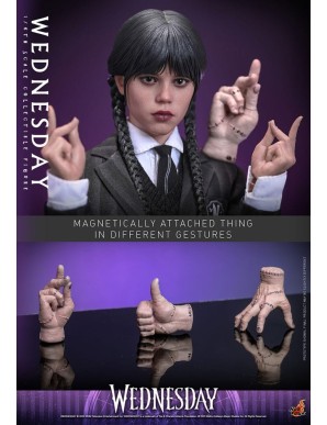 Hot Toys Television Masterpiece Wednesday Wednesday Addams 1/6 Scale Collectible Figure