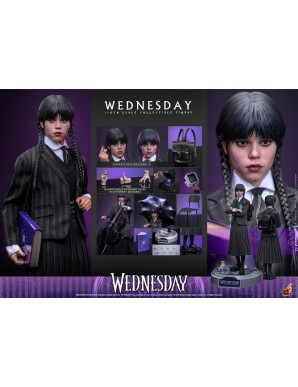 Hot Toys Television Masterpiece Wednesday Wednesday Addams 1/6 Scale Collectible Figure
