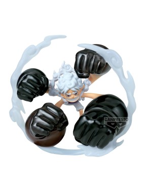 Banpresto One Piece World Collectable Figure Special Monkey D. Luffy Gear 5 Gum-Gum Dawn Gatling