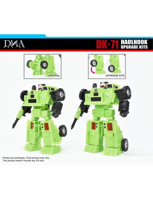 DNA Design DK-71 Upgrade Kits for Transformers The Movie Studio Series 86 Constructicon Long Haul & Hook